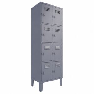 Lockers 2 cuerpos 8 puertas