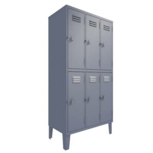 LOCKER 3 CUERPOS 6 PUERTAS