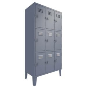 LOCKER 3 CUERPOS 9 PUERTAS